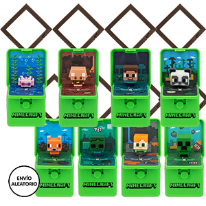 Colgante para Bolsos y mochilas Minecraft Popz Backpack Buddies (surtido)