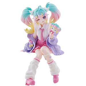 Figura Hatsune Miku Sweet School Life Pastel Version de 13 cm