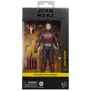 Figura Star Wars Gar Saxon The Black Series The Clone Wars de 15 cm