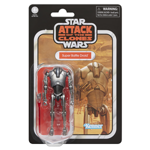 Figura Star Wars Super Battle Droid The Vintage Collection Attack of the Clones de 9,5 cm