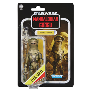 Figura Star Wars  Deluxe Amani Guard The Vintage Collection Mandalorian & Grogu de 9,5 cm