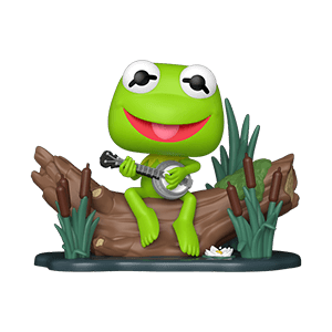 Figura POP Deluxe: Muppets Kermit con banjo (REACONDICIONADO)