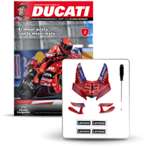 Coleccionable Moto Ducati GP25 Marc Marquez 1:4_N001