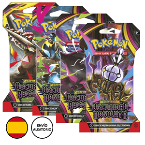 Sobres de cartas Pokemon Megaevolucion Oscuridad Absoluta