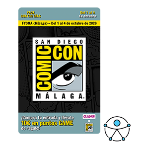 Entrada Comic-Con Menor de 13 a 15 años (incluidos) Diversidad funcional Pack 4 días