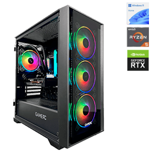 GamePc Player B550M-A R5-5500/16gb/1tb/Rtx 5050/750W/ref Liqu. 120/Windows 11. Sobremesa Gaming