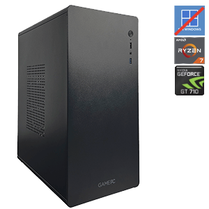 GamePc HW A520M-A R7/16gb/1tb/Nv GT710/Windows 12. Sobremesa Gaming