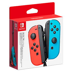 Joy-Con (set Izda/Dcha) Azul Neón/Rojo Neón - Batería Extraible