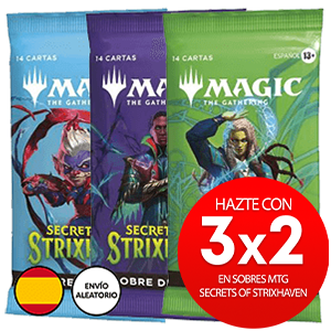 3x2 en sobres MTG: Secrets of Strixhaven (castellano)