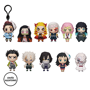 Colgante 3D Demon Slayer Series 2 para Mochilas y bolsos (surtido)