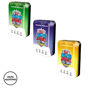 Mega lata de cartas UCC Match Attax Extra 2026-2027