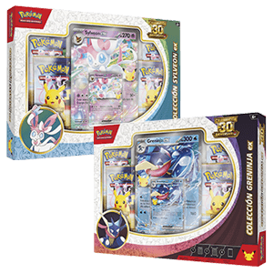 Caja EX de cartas Pokemon 30 Aniversario (Sylveon - Greninja) (Castellano) (surtido)