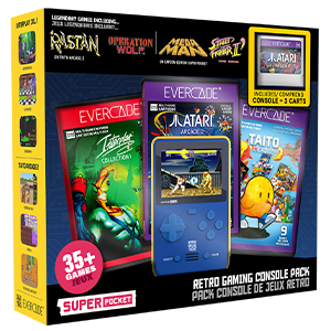 Consola Evercade Super Pocket Capcom + 3 Cartuchos