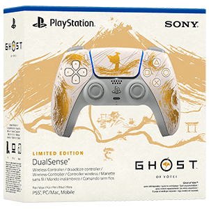 Mando Inalámbrico DualSense Edición Limitada Gold Ghost of Yotei