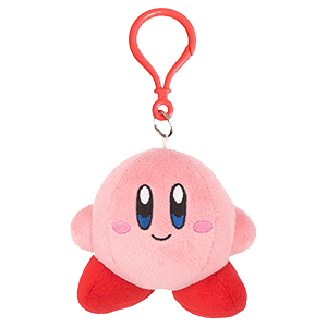 Colgante 3D de peluche Kirby para bolsos y mochilas