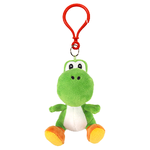 Colgante 3D de peluche Yoshi para bolsos y mochilas