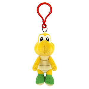 Colgante 3D de peluche Koopa Troopa para bolsos y mochilas