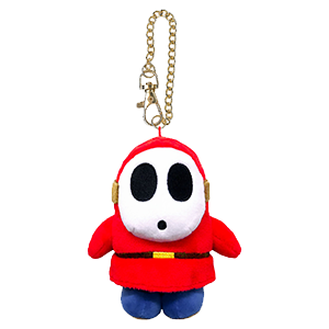 Colgante 3D de peluche Shy Guy para bolsos y mochilas
