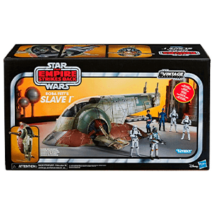 Figura Hasbro Nave Star Wars: Esclavo 1 con Han en Carbonita (REACONDICIONADO)