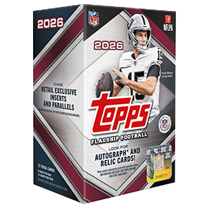 Caja de cartas coleccionables Value Box NFL 2026