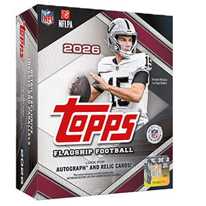 Caja de cartas coleccionables Mega Box NFL 2026