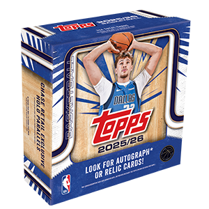 Caja de cartas coleccionables Mega Box NBA 2025 - 2026