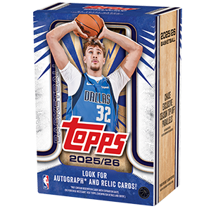 Caja de cartas coleccionables Value Box NBA 2025 - 2026