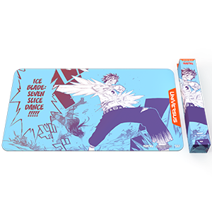 Tapete de cartas FAIRY TAIL ALL FIRED UP! Gray de 61 x 36 cm