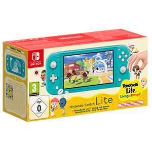 Nintendo Switch Lite Turquesa + Tomodachi Life + 30 Días NSO