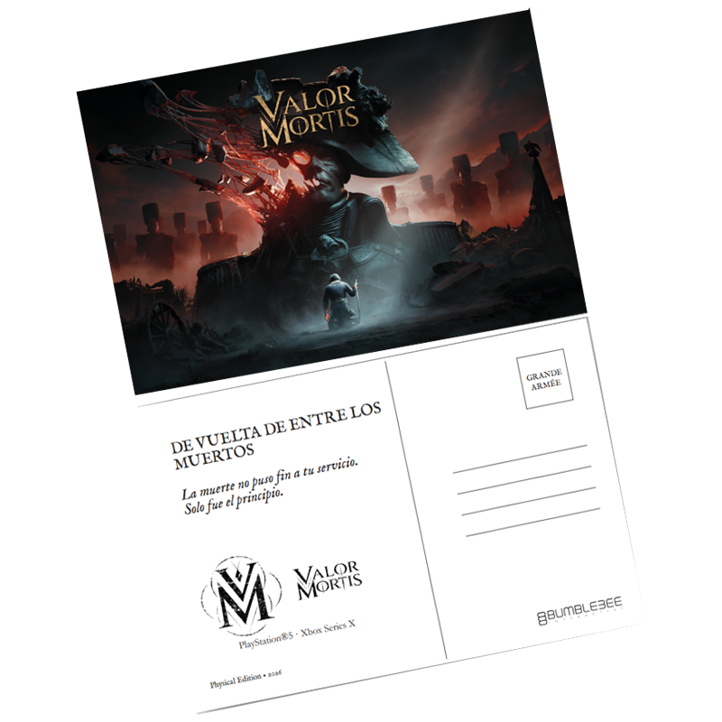 Valor Mortis – Postal 1 Logo Exclusivo GAME