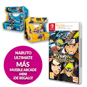 Naruto Ultimate Ninja Storm Trilogy + Mueble Arcade Mini de Regalo