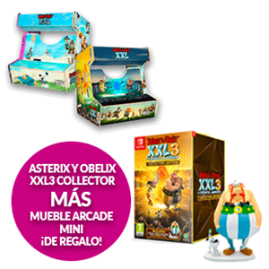 Asterix y Obelix XXL 3 The Crystal Menhir Collector Edition + Mueble Arcade Mini de Regalo