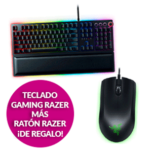 Teclado gaming Razer + ratón Razer de regalo
