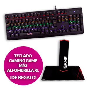 Teclado GAME + Alfombrilla XL GAME de regalo