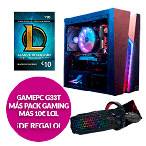 GAME PK200 Pack Gaming 4in1 - Teclado + Ratón + Alfombrilla + Auriculares.  PC GAMING