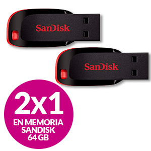 Pack 2x1 Sandisk 64GB