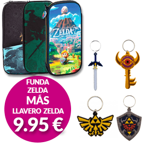 Funda Zelda + Llavero por 9,95€