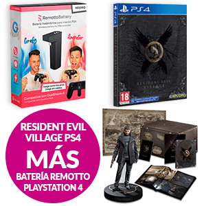 Resident Evil Village PlayStation 4  + Batería Remotto PS4 por 10€ más