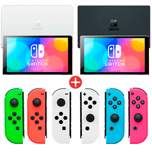 Pack Nintendo Switch OLED + 2 Joy-con a elegir (web) - SN