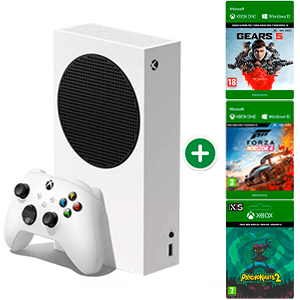 Xbox Series S+ Psychonauts 2 + Gears 5 + Forza 4