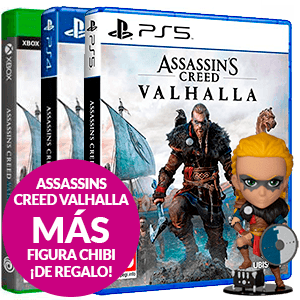 Juego Assassins Creed Valhalla + REGALO Figura Series 2 Chibi AC Valhalla