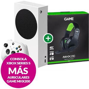 Xbox Series S + GAME MHX200 Auriculares Gaming. XBOX SERIES X