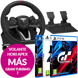 Juego Gran Turismo 7 + Volante Hori Apex. MULTIPLATAFORMA: GAME.es