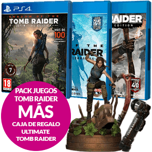 Trilogia Tomb Raider PS4 + Caja Ultimate Edition de regalo