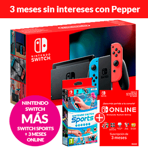 Nintendo Switch + Juego Switch Sports + 3 Meses Online