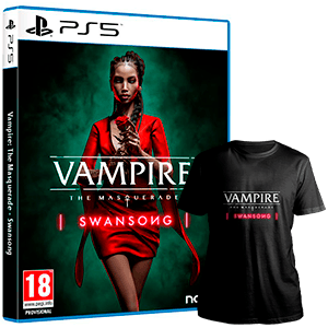 Juego Vampire The Masquerade Swansong PS5 + camiseta de regalo