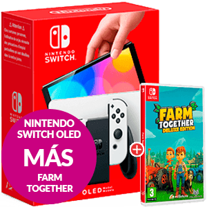 Nintendo Switch OLED + juego Farm Together