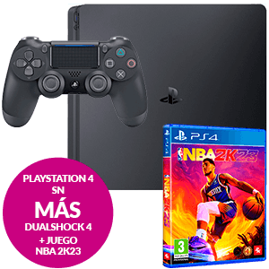 PlayStation 4 Seminueva + DualShock 4 + juego NBA 2K23 para Playstation 4 en GAME.es