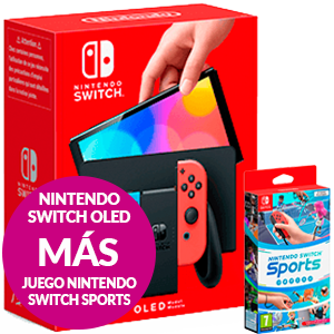 Nintendo Switch OLED a elegir + juego Switch Sports