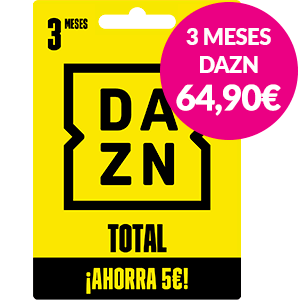 Llévate DAZN por 64,90€ por Navidad